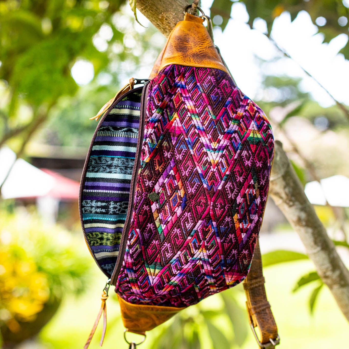 EL DON MANNY PACK - OOAK HUIPIL - TAWNY - NO. 17032