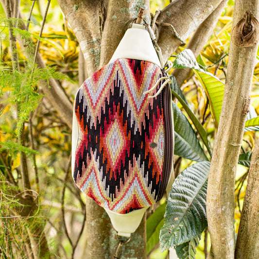 EL DON MANNY PACK - OOAK HUIPIL - BONE - NO. 17030