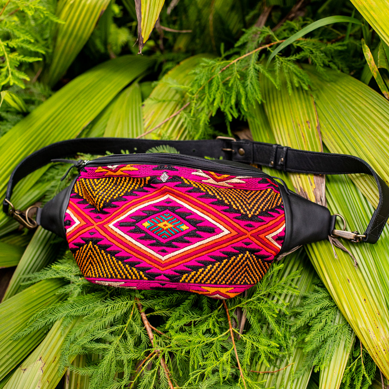 EL DON MANNY PACK - OOAK HUIPIL - BLACK - NO. 17024