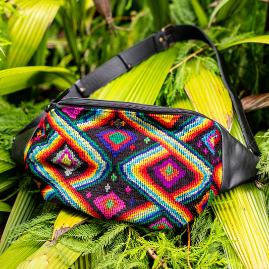 EL DON MANNY PACK - OOAK HUIPIL - BLACK - NO. 17028