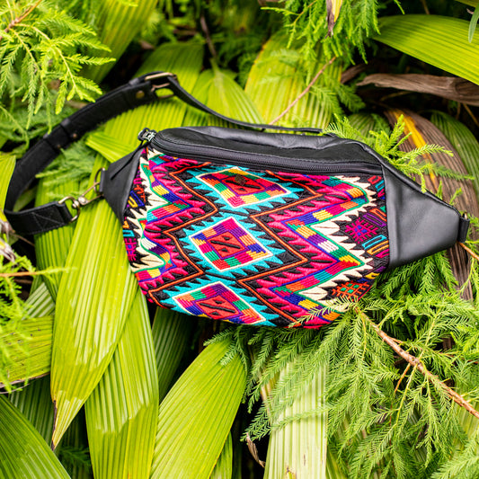 EL DON MANNY PACK - OOAK HUIPIL - BLACK - NO. 17026