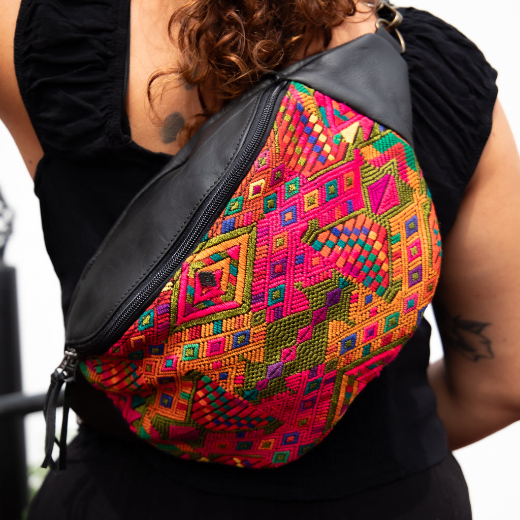 EL DON MANNY PACK - OOAK HUIPIL - BLACK - NO. 18042