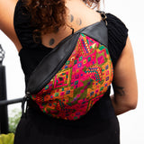 EL DON MANNY PACK - OOAK HUIPIL - BLACK - NO. 18042
