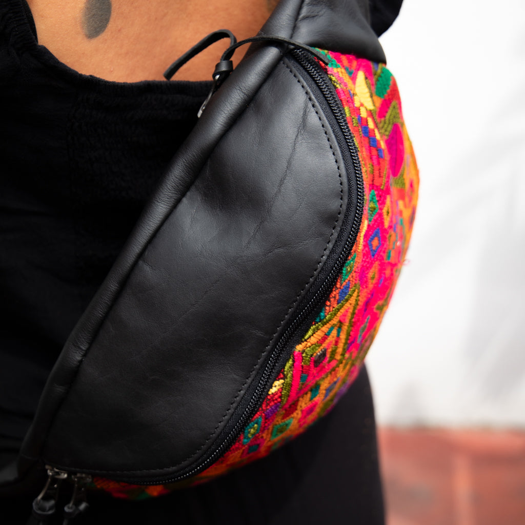 EL DON MANNY PACK - OOAK HUIPIL - BLACK - NO. 18042