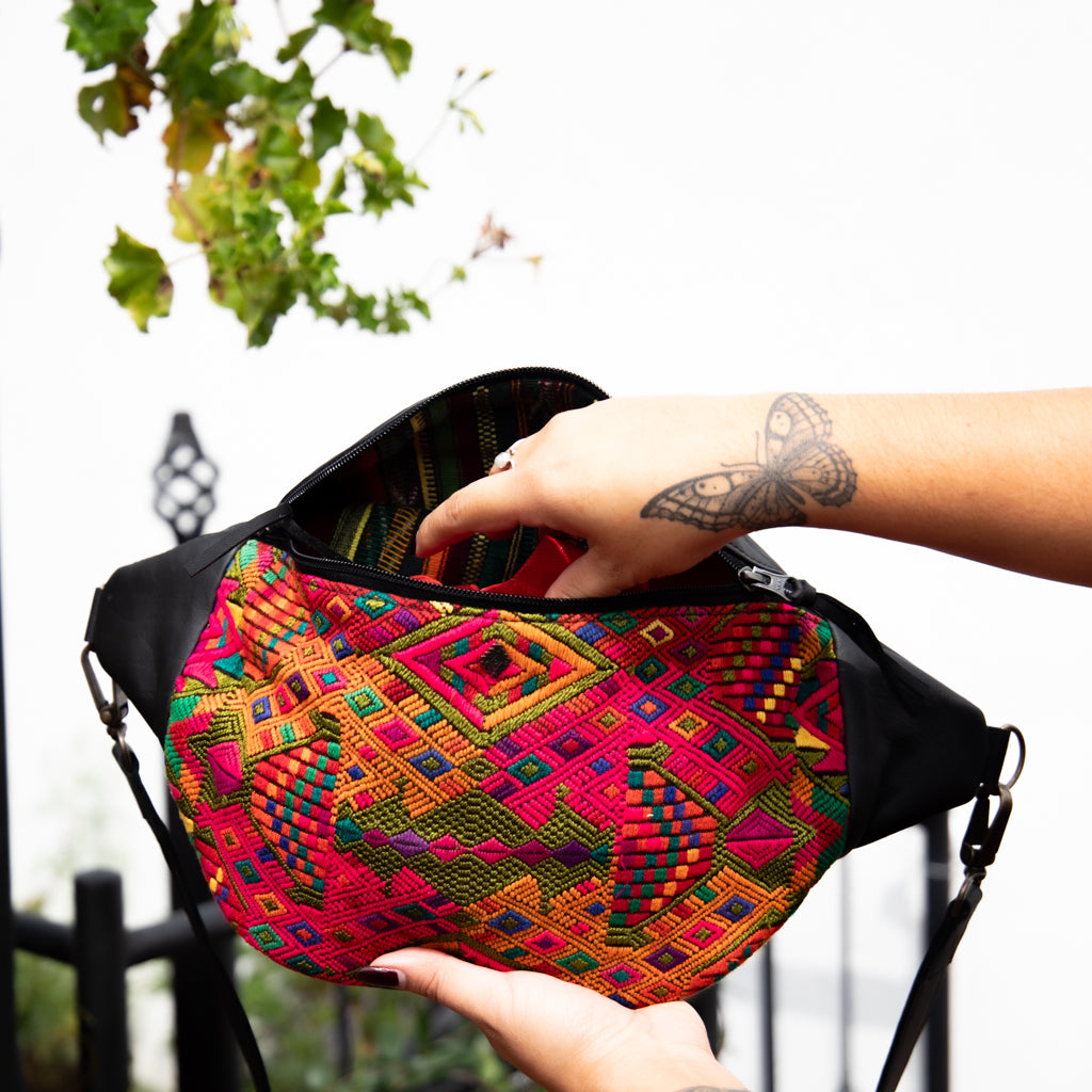 EL DON MANNY PACK - OOAK HUIPIL - BLACK - NO. 18042