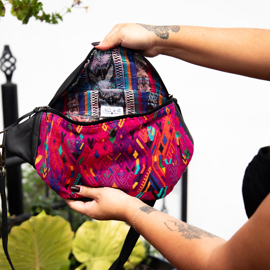 EL DON MANNY PACK - OOAK HUIPIL - BLACK - NO. 18038