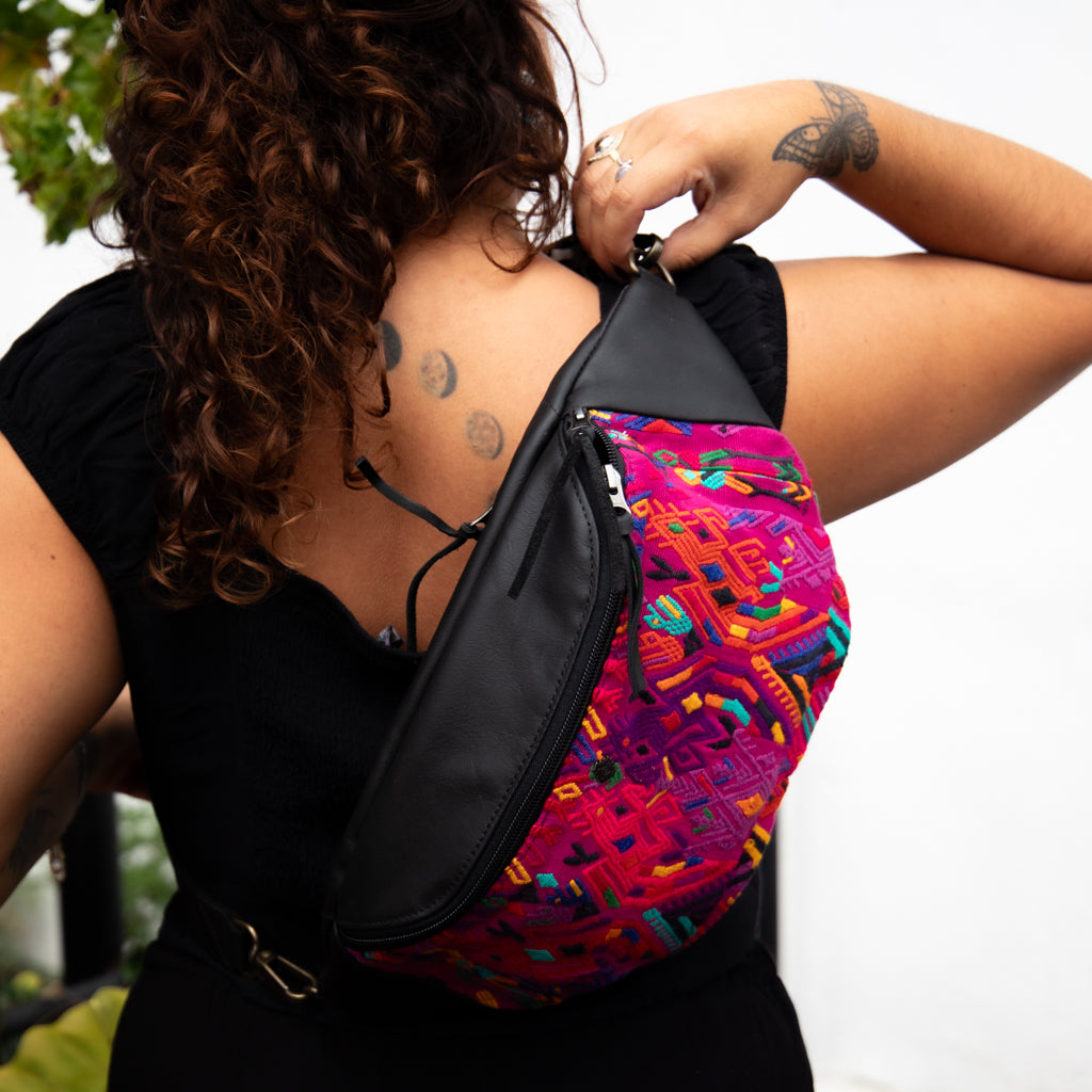 EL DON MANNY PACK - OOAK HUIPIL - BLACK - NO. 18038