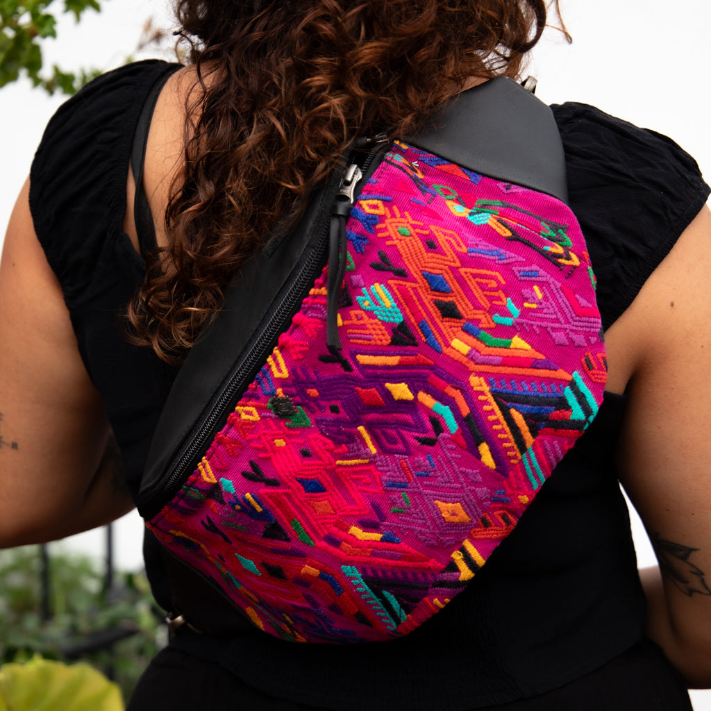 EL DON MANNY PACK - OOAK HUIPIL - BLACK - NO. 18038