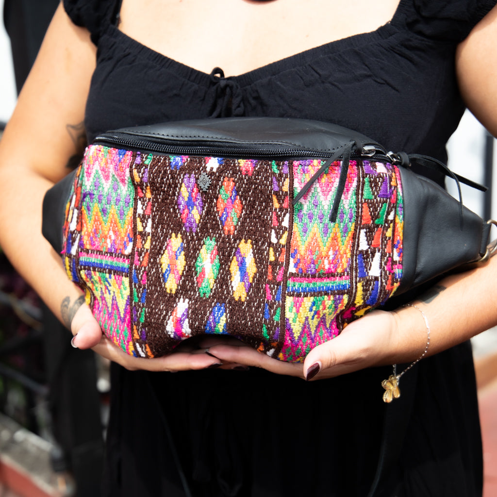 EL DON MANNY PACK - OOAK HUIPIL - BLACK - NO. 18039