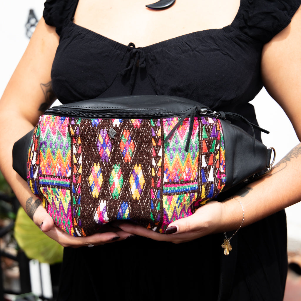 EL DON MANNY PACK - OOAK HUIPIL - BLACK - NO. 18039