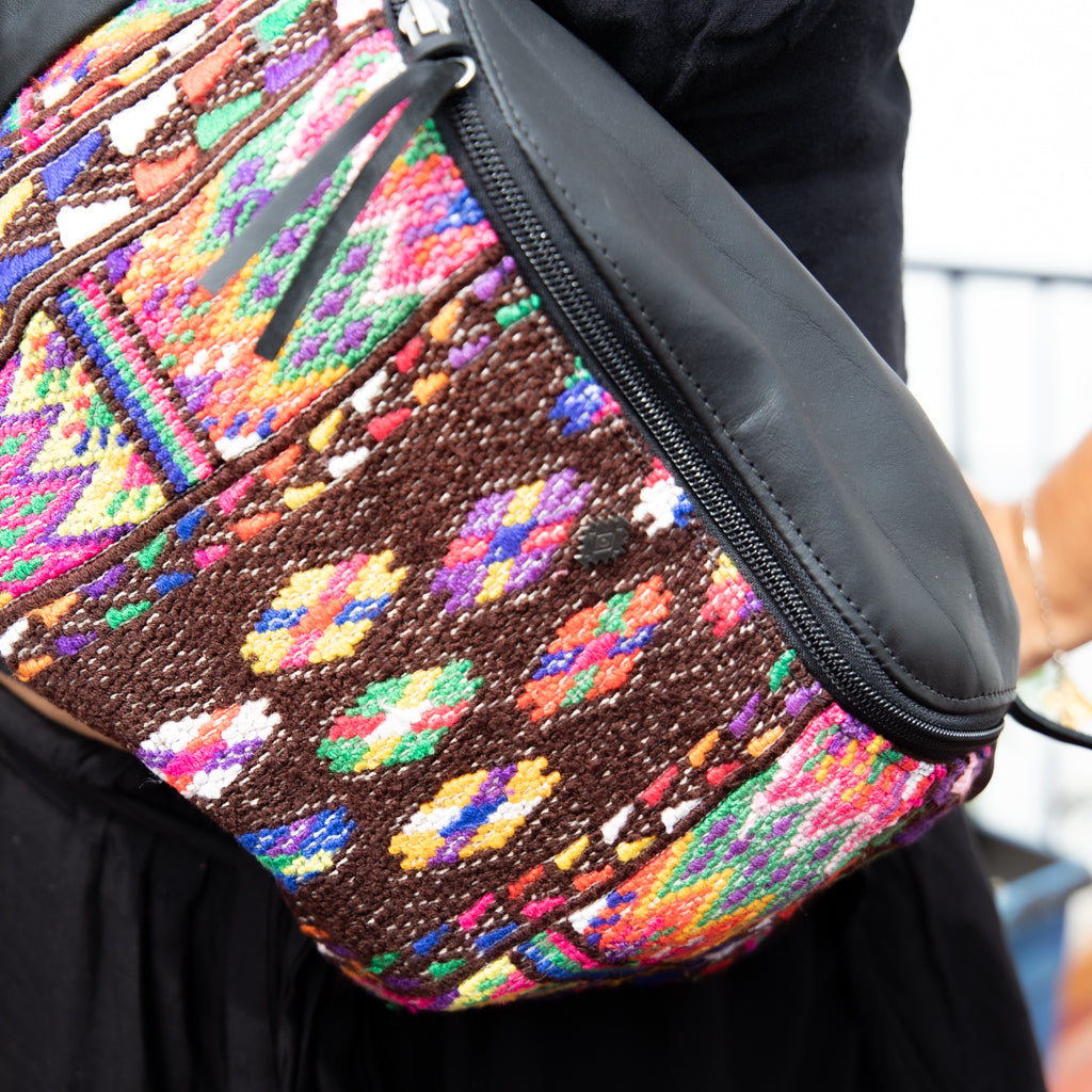 EL DON MANNY PACK - OOAK HUIPIL - BLACK - NO. 18039