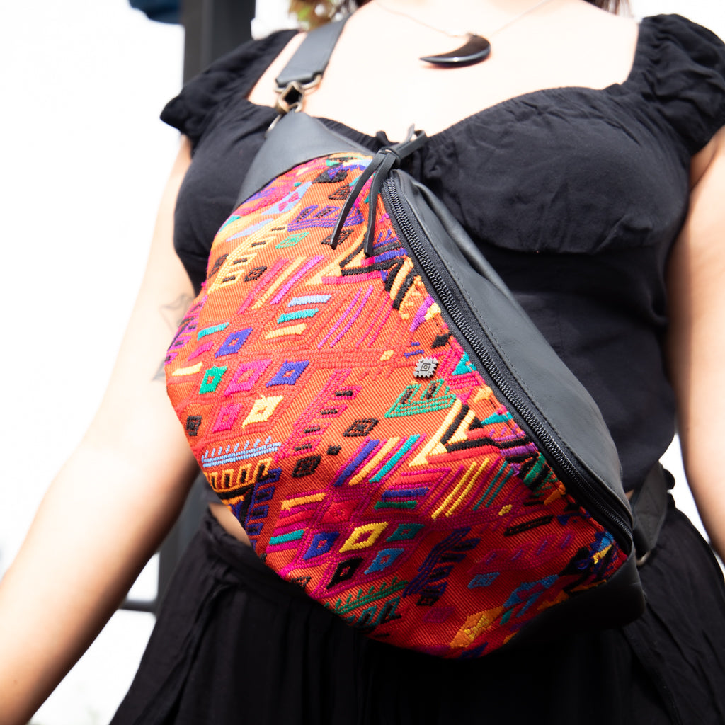 EL DON MANNY PACK - OOAK HUIPIL - BLACK - NO. 18041