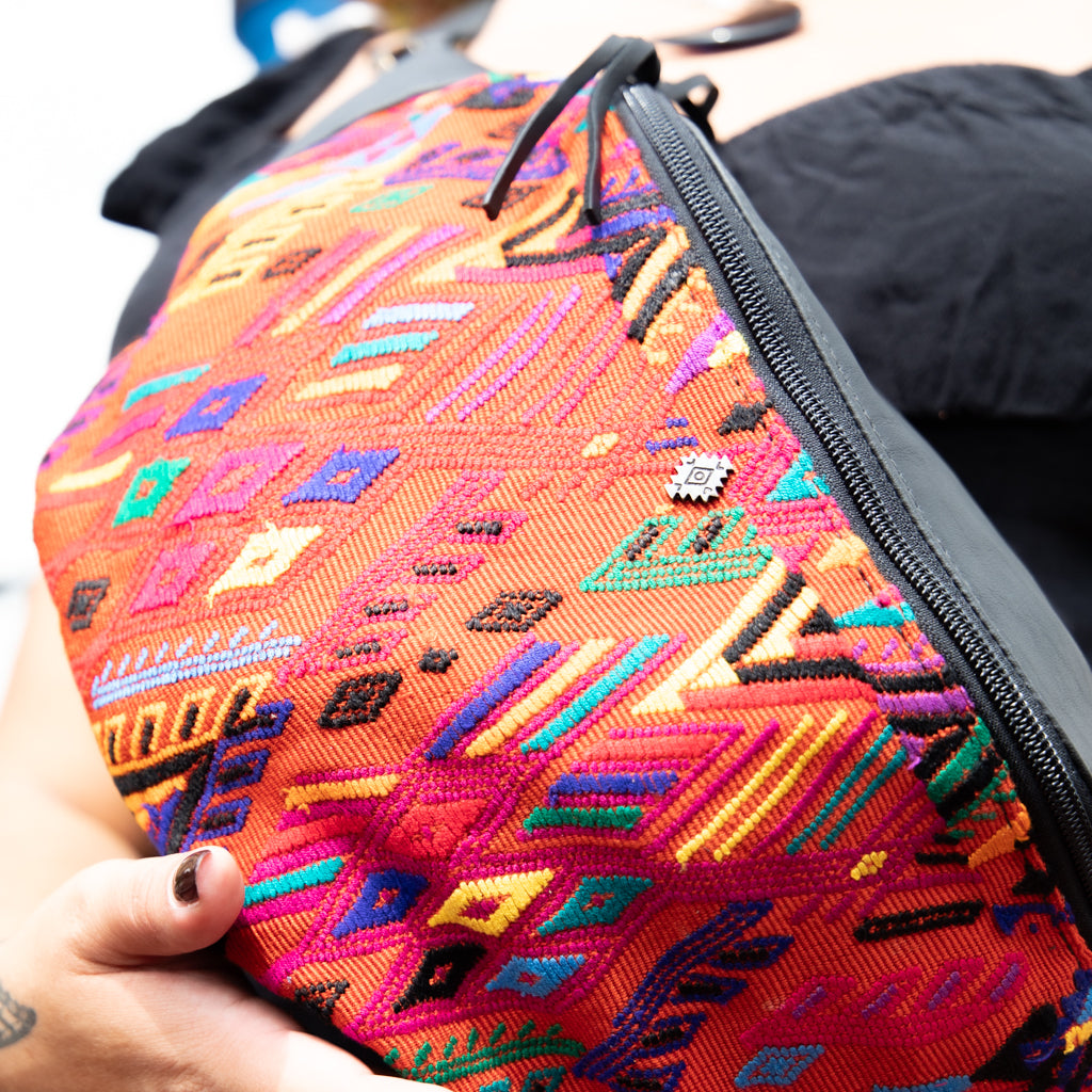 EL DON MANNY PACK - OOAK HUIPIL - BLACK - NO. 18041