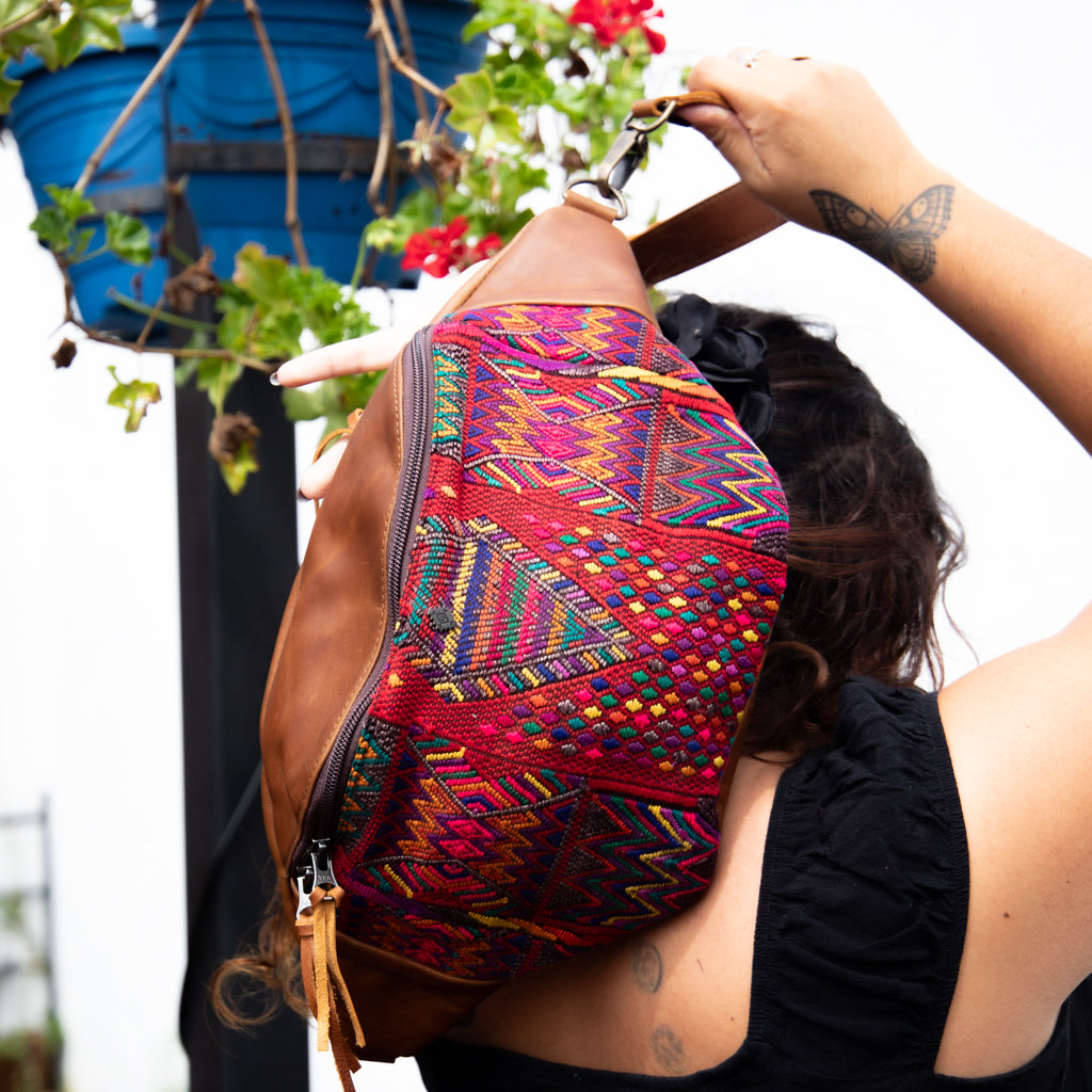 EL DON MANNY PACK - OOAK HUIPIL - CAFE - NO. 18036