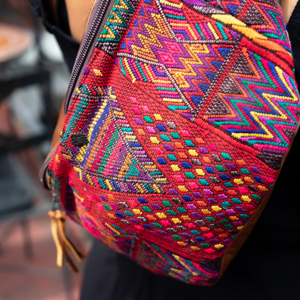 EL DON MANNY PACK - OOAK HUIPIL - CAFE - NO. 18036