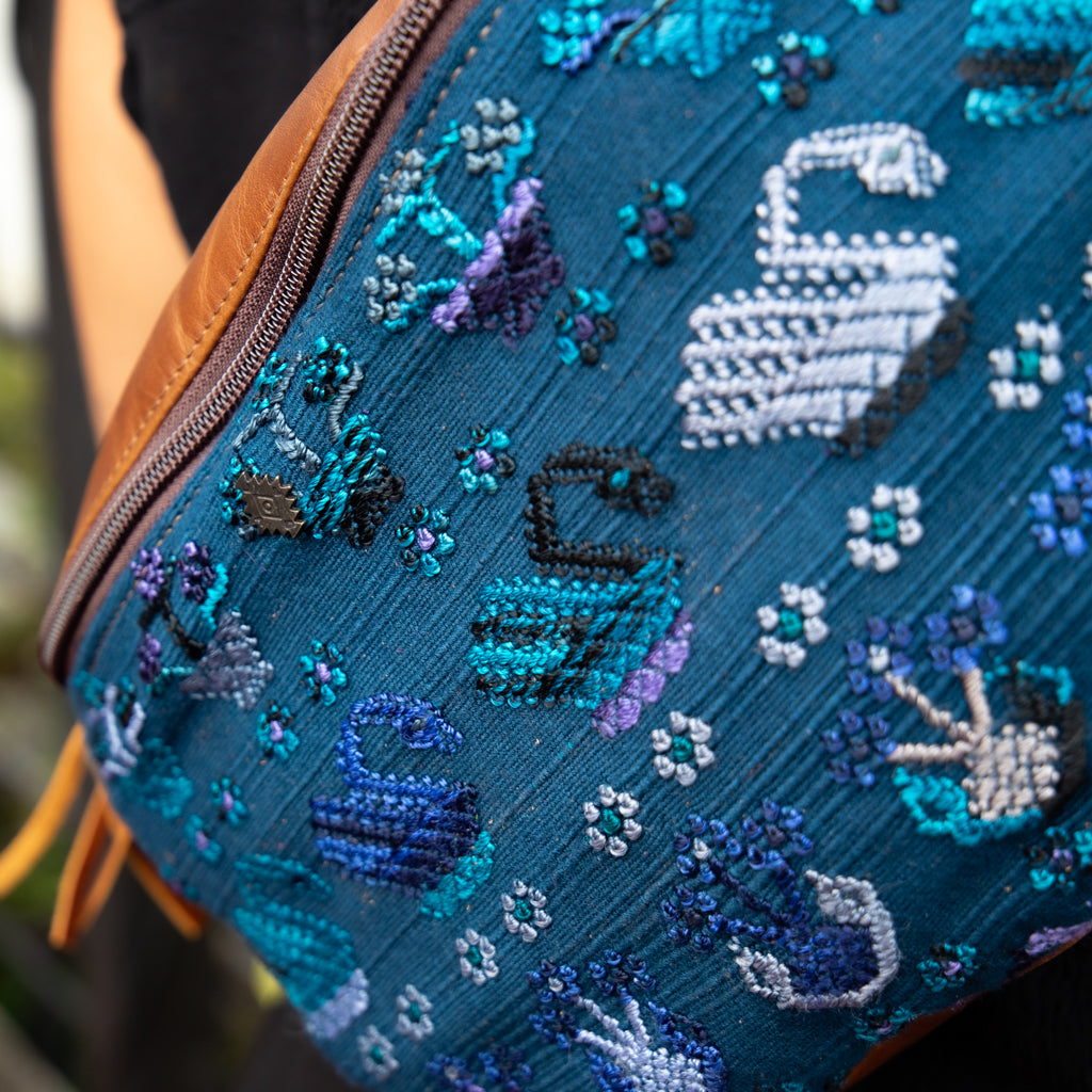 EL DON MANNY PACK - OOAK HUIPIL - CAFE - NO. 18033