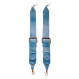 DOUBLE BUCKLE BACKPACK STRAP SET - CERULEAN