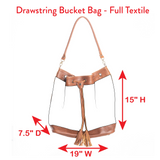 Custom Made to Order - Drawstring Bucket Bag