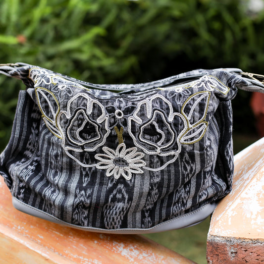 BEATRIZ CDB SET - EMBELLISHED NECKLINE - OOAK - PLATINUM - NO. 19563