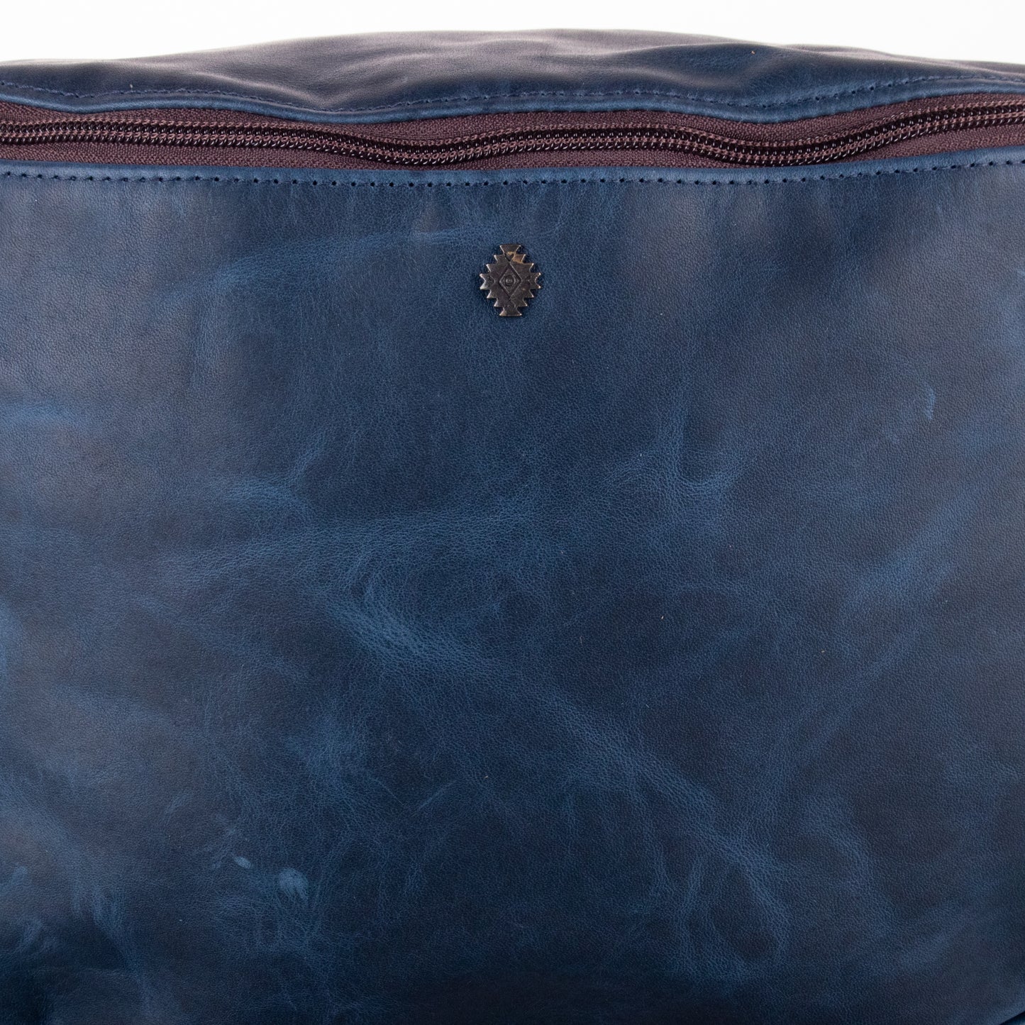 ETHAN BAG - FULL LEATHER - NAVY
