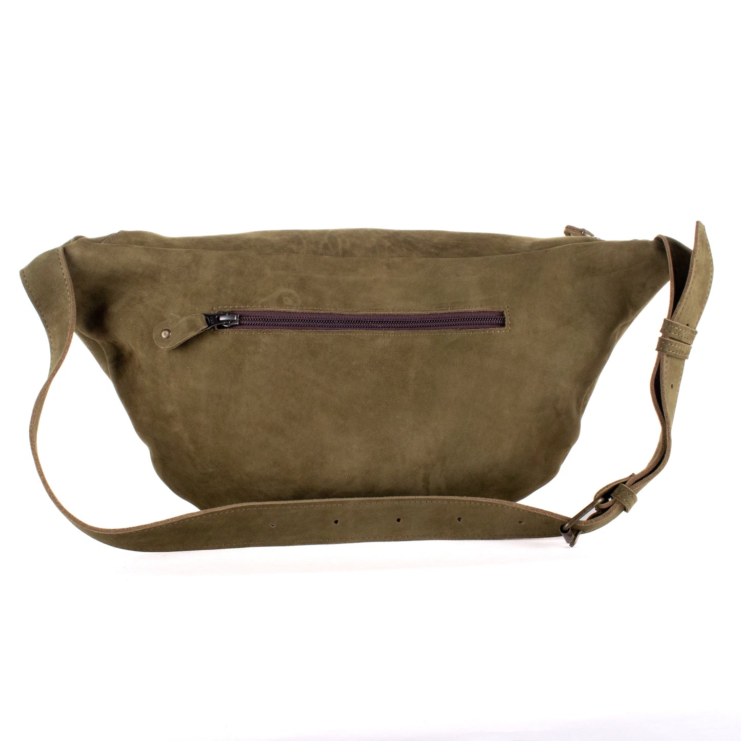 ETHAN BAG - FULL LEATHER - VERDE OLIVO