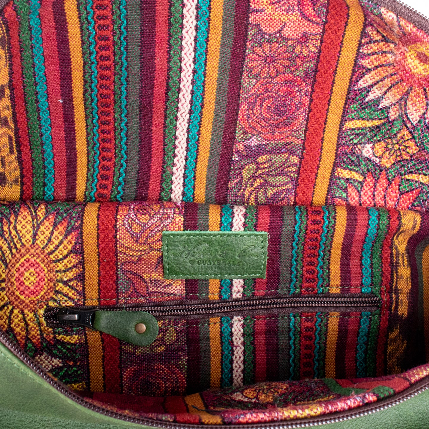 ETHAN BAG - FULL LEATHER - EMERALD