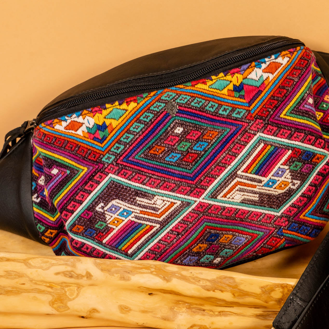 EL DON MANNY PACK - OOAK HUIPIL - BLACK - NO. 16208