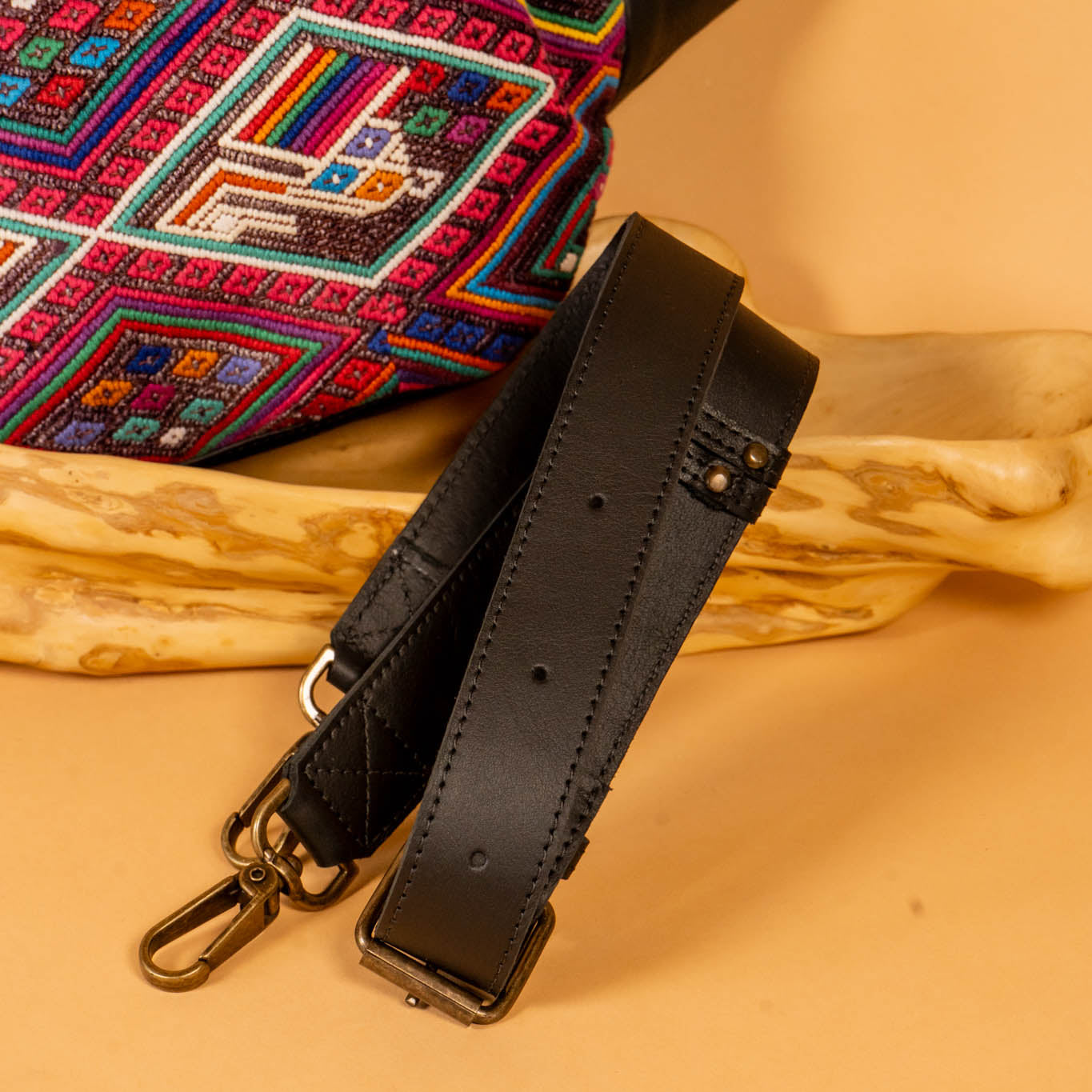 EL DON MANNY PACK - OOAK HUIPIL - BLACK - NO. 16208