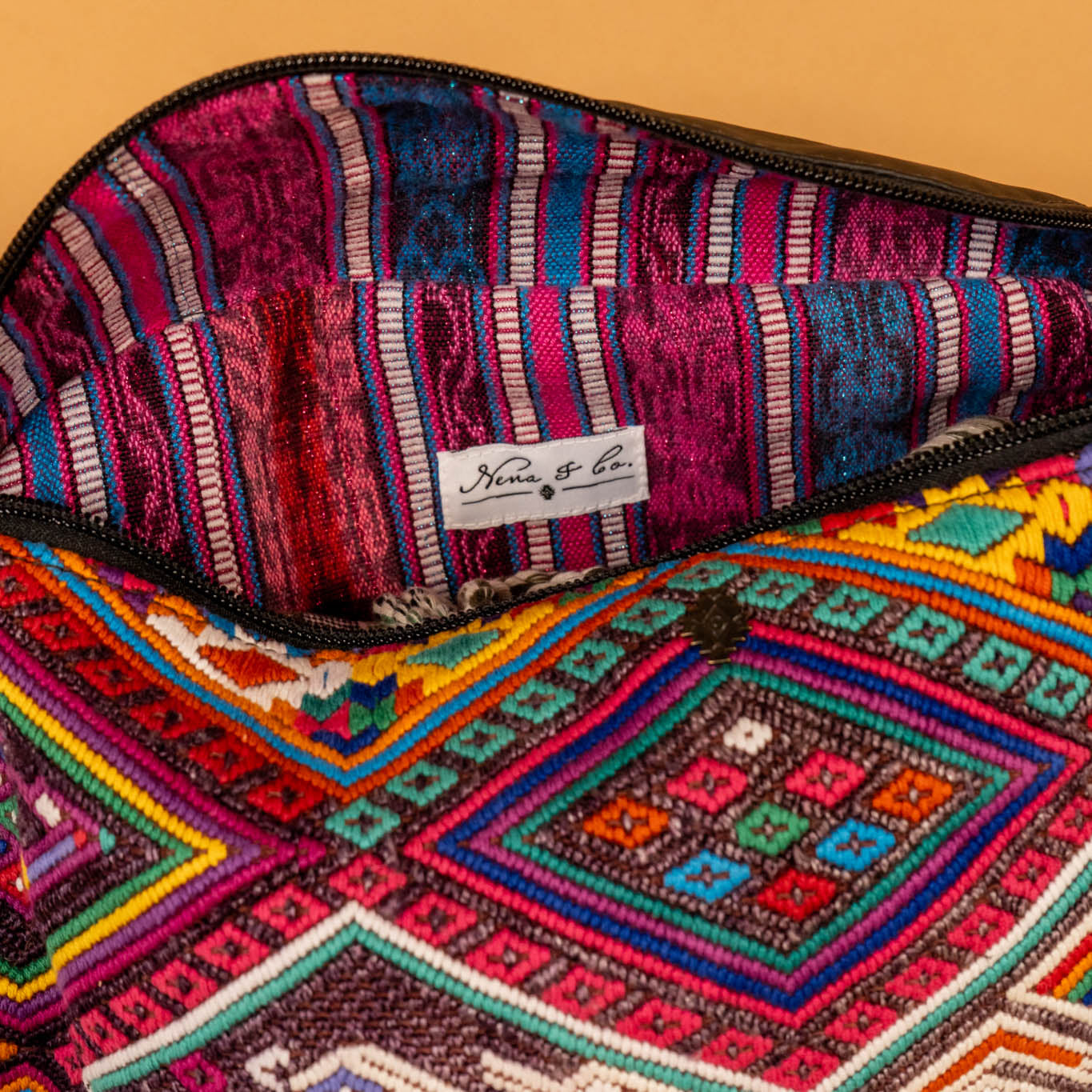 EL DON MANNY PACK - OOAK HUIPIL - BLACK - NO. 16208