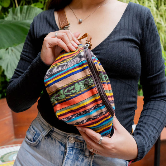 FANCY POUCH - VINTAGE CORTE - CAFE - NO. 13805