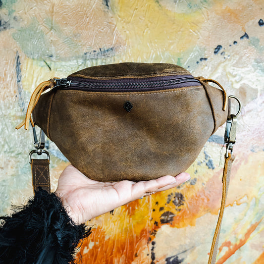 FANCY POUCH - FULL LEATHER - TEXAS