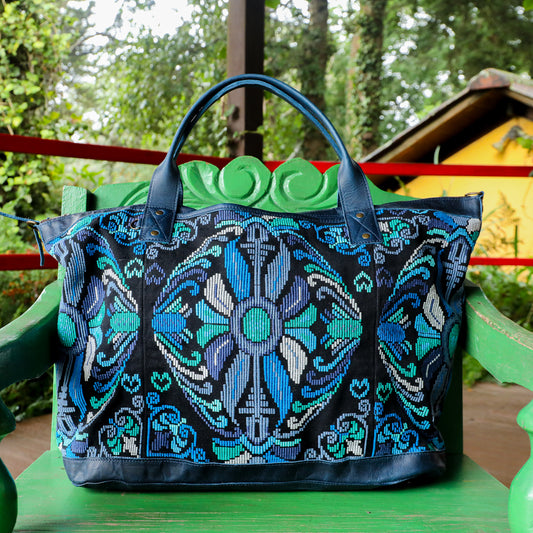 PERFECT WEEKENDER - OOAK HUIPIL - NAVY - NO. 201715