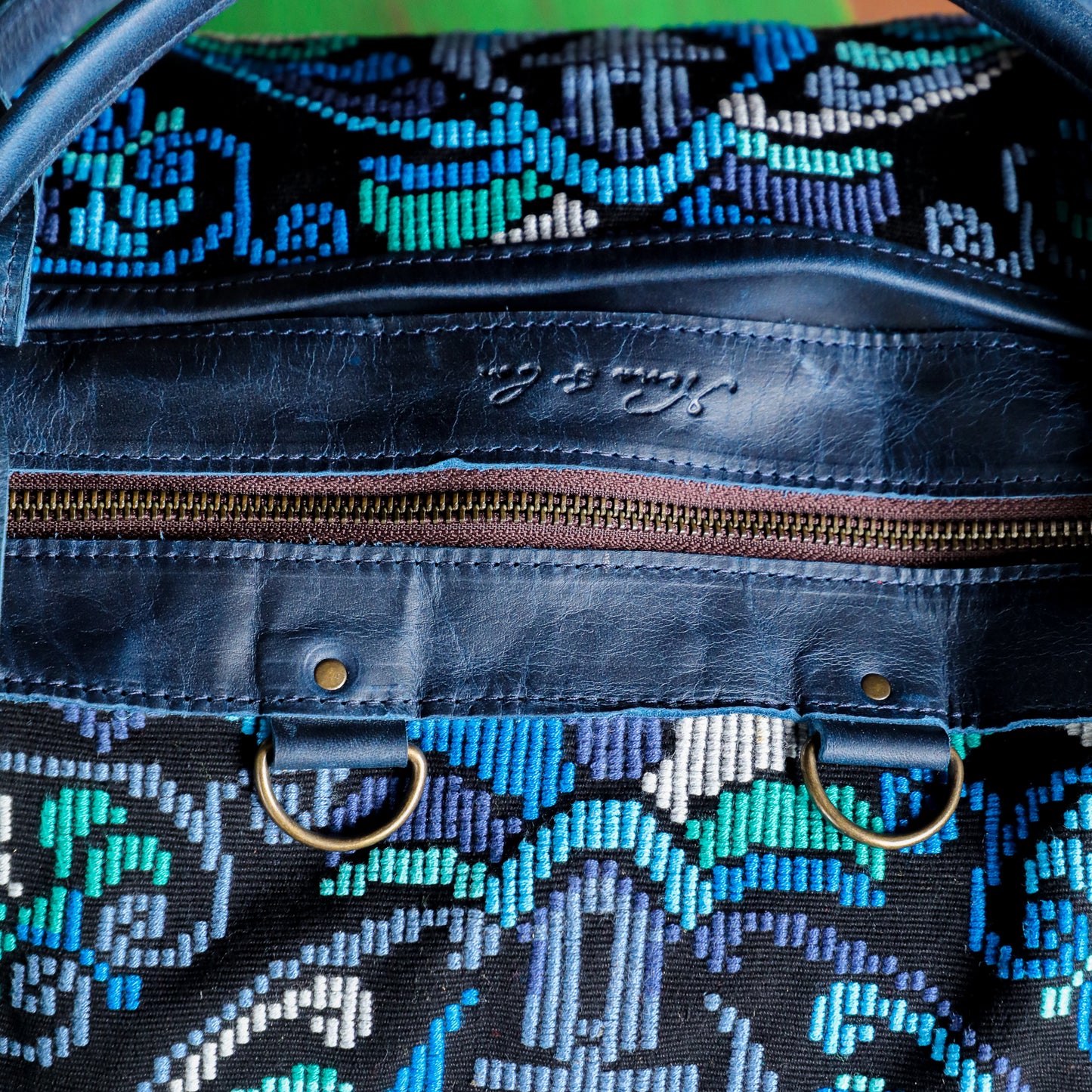 PERFECT WEEKENDER - OOAK HUIPIL - NAVY - NO. 201715