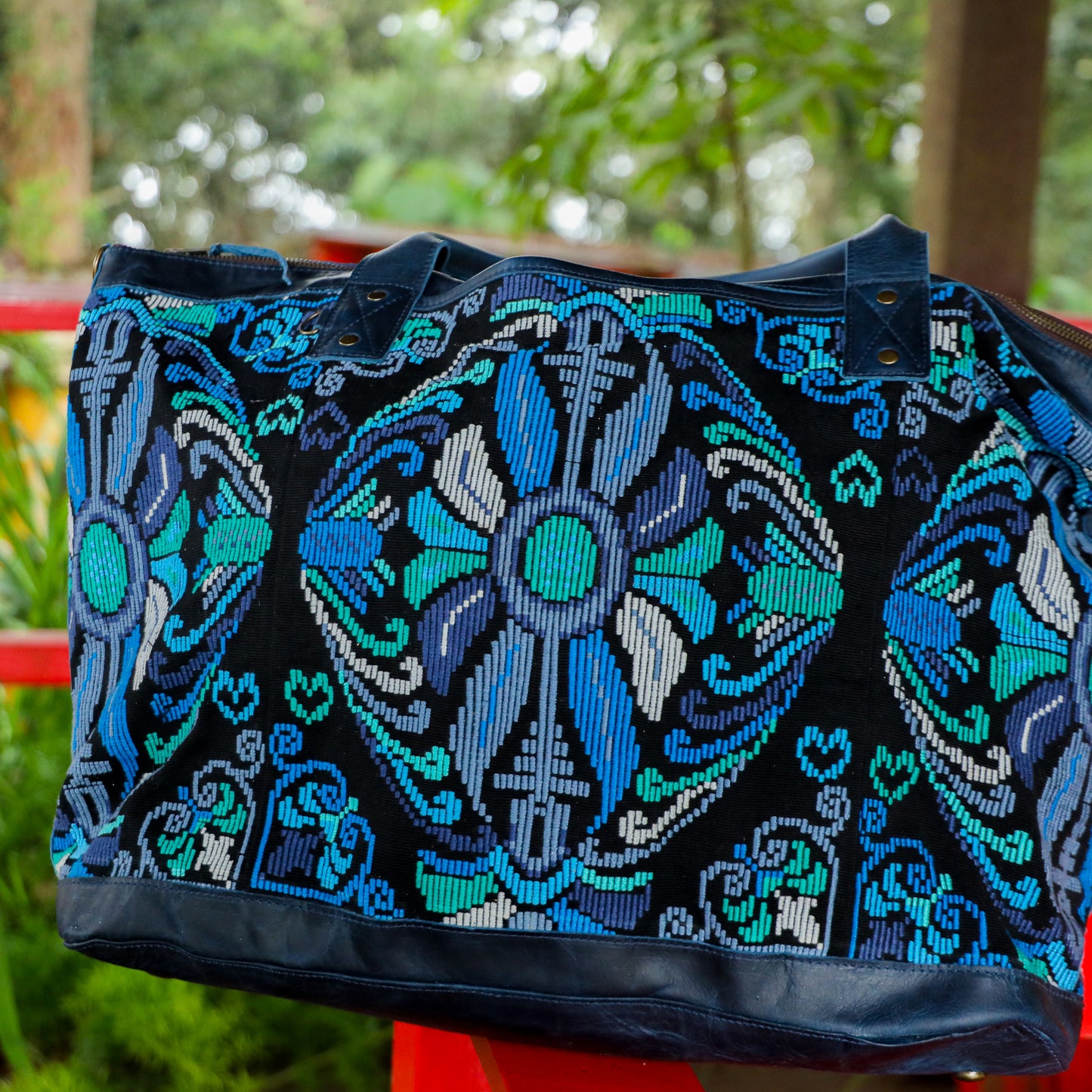 PERFECT WEEKENDER - OOAK HUIPIL - NAVY - NO. 201715