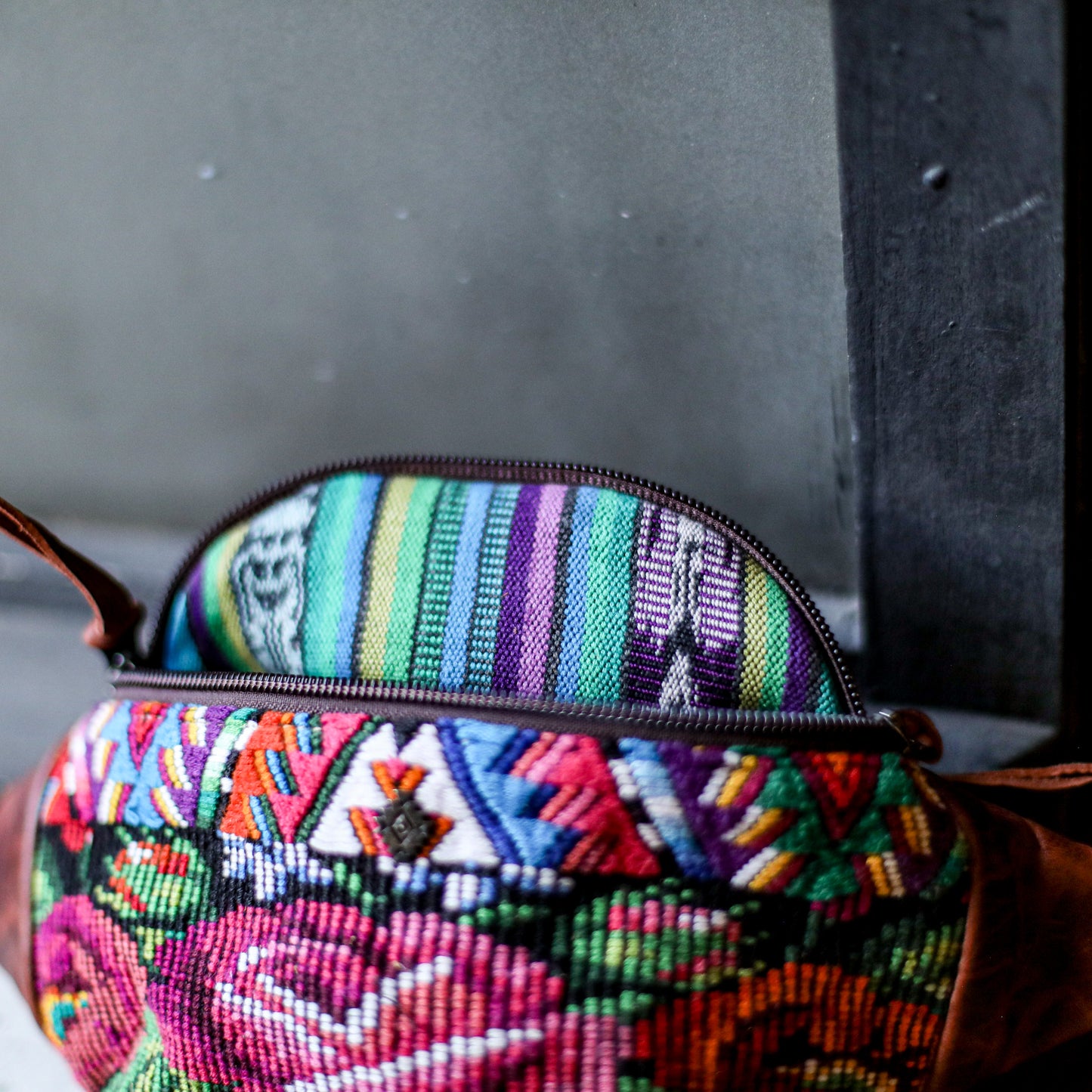 FANCY POUCH - OOAK HUIPIL - COPPER - NO. 18987