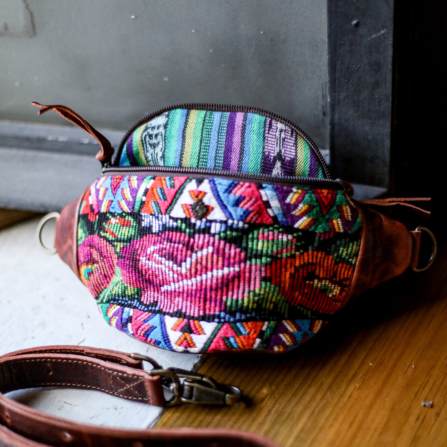 FANCY POUCH - OOAK HUIPIL - COPPER - NO. 18987