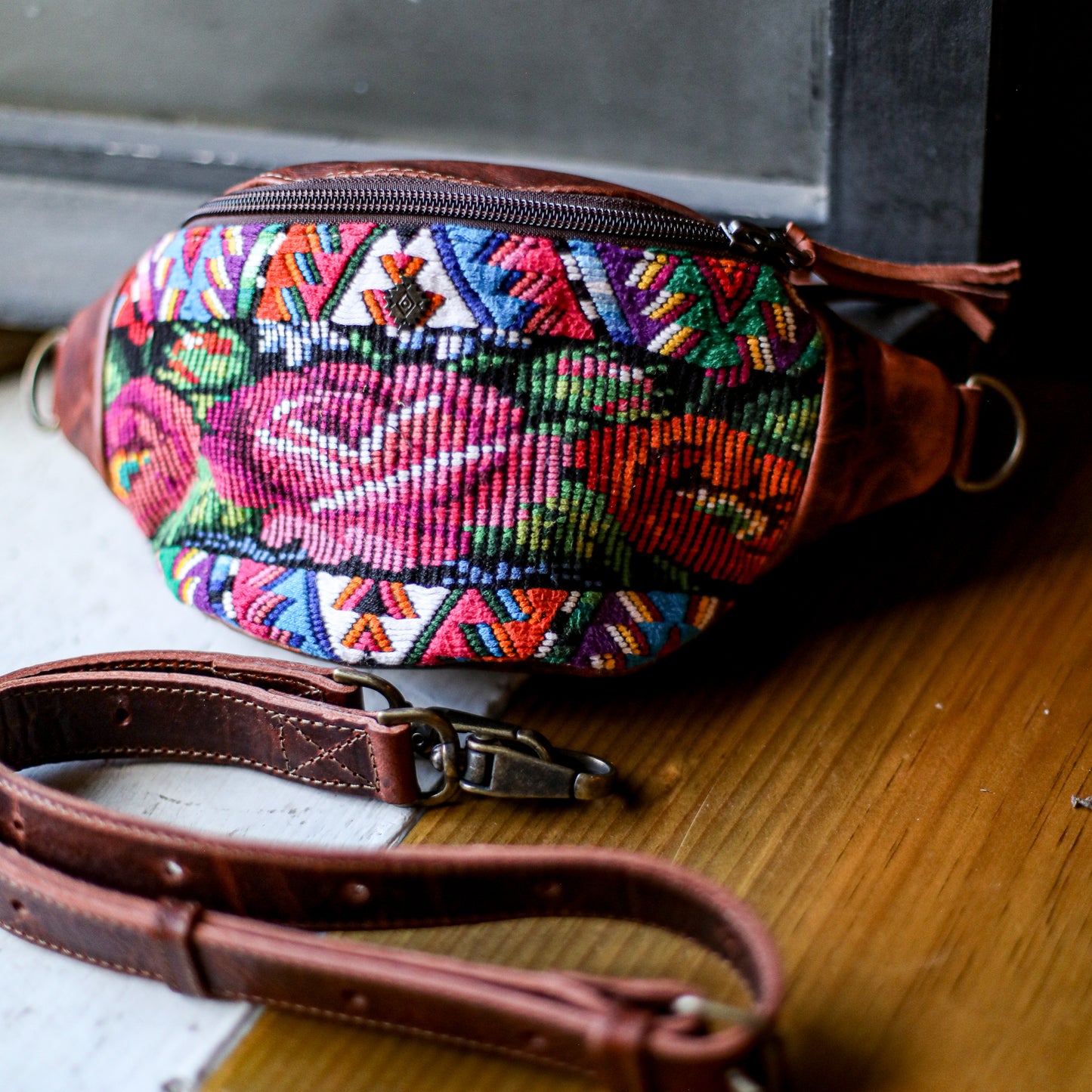 FANCY POUCH - OOAK HUIPIL - COPPER - NO. 18987