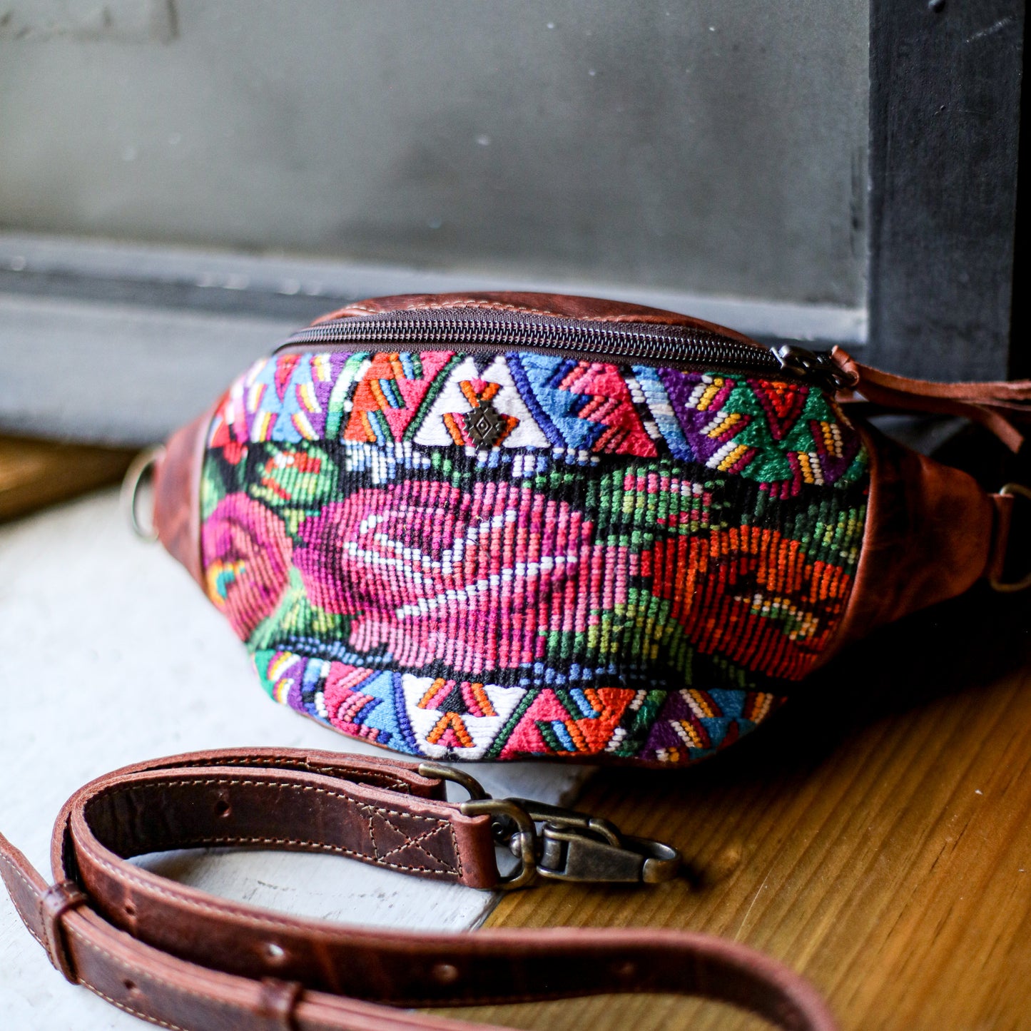 FANCY POUCH - OOAK HUIPIL - COPPER - NO. 18987