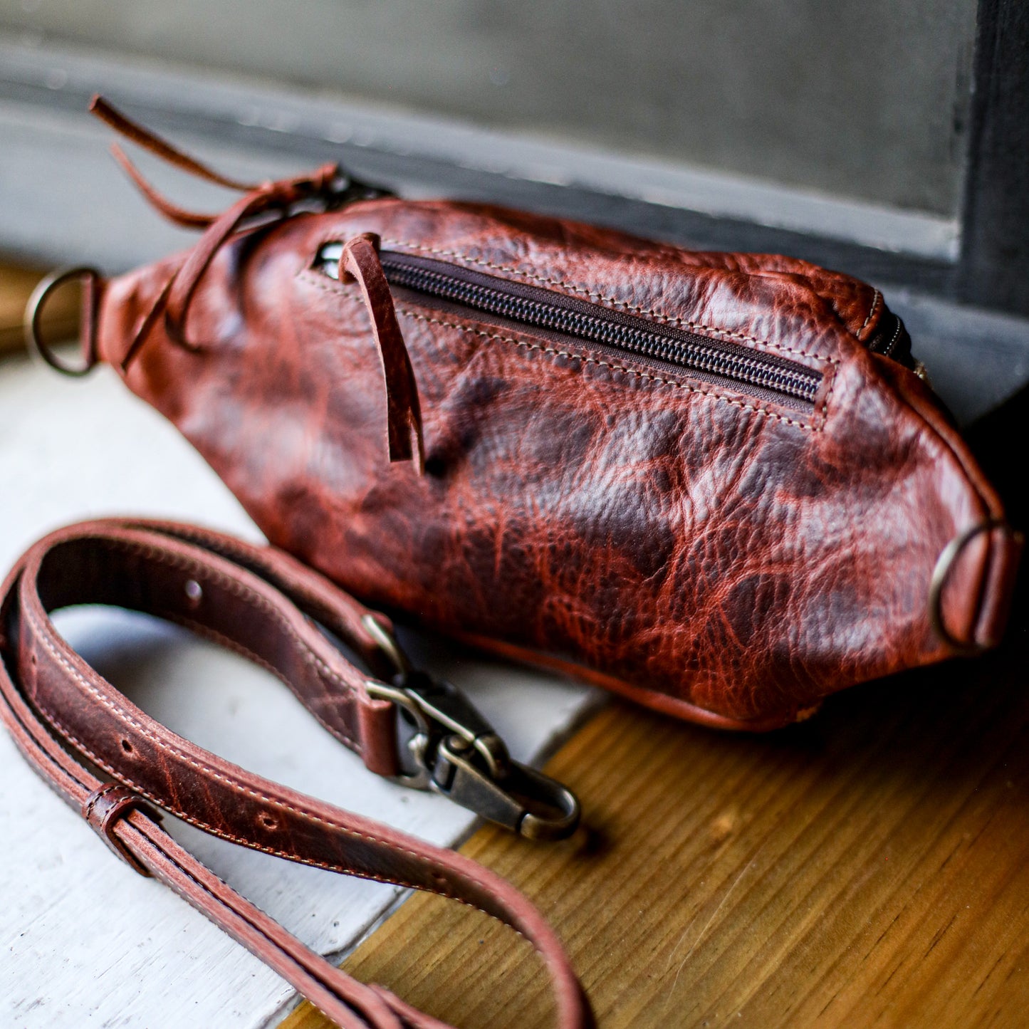 FANCY POUCH - OOAK HUIPIL - COPPER - NO. 18991