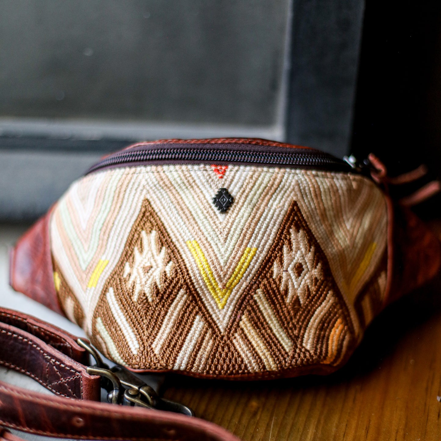 FANCY POUCH - OOAK HUIPIL - COPPER - NO. 18991
