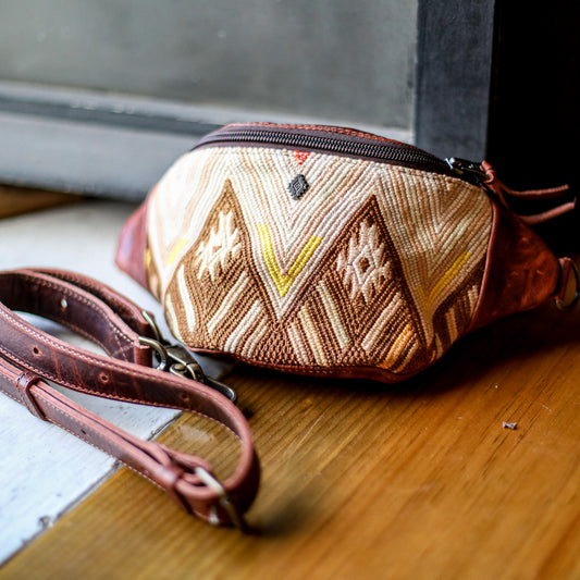 FANCY POUCH - OOAK HUIPIL - COPPER - NO. 18991