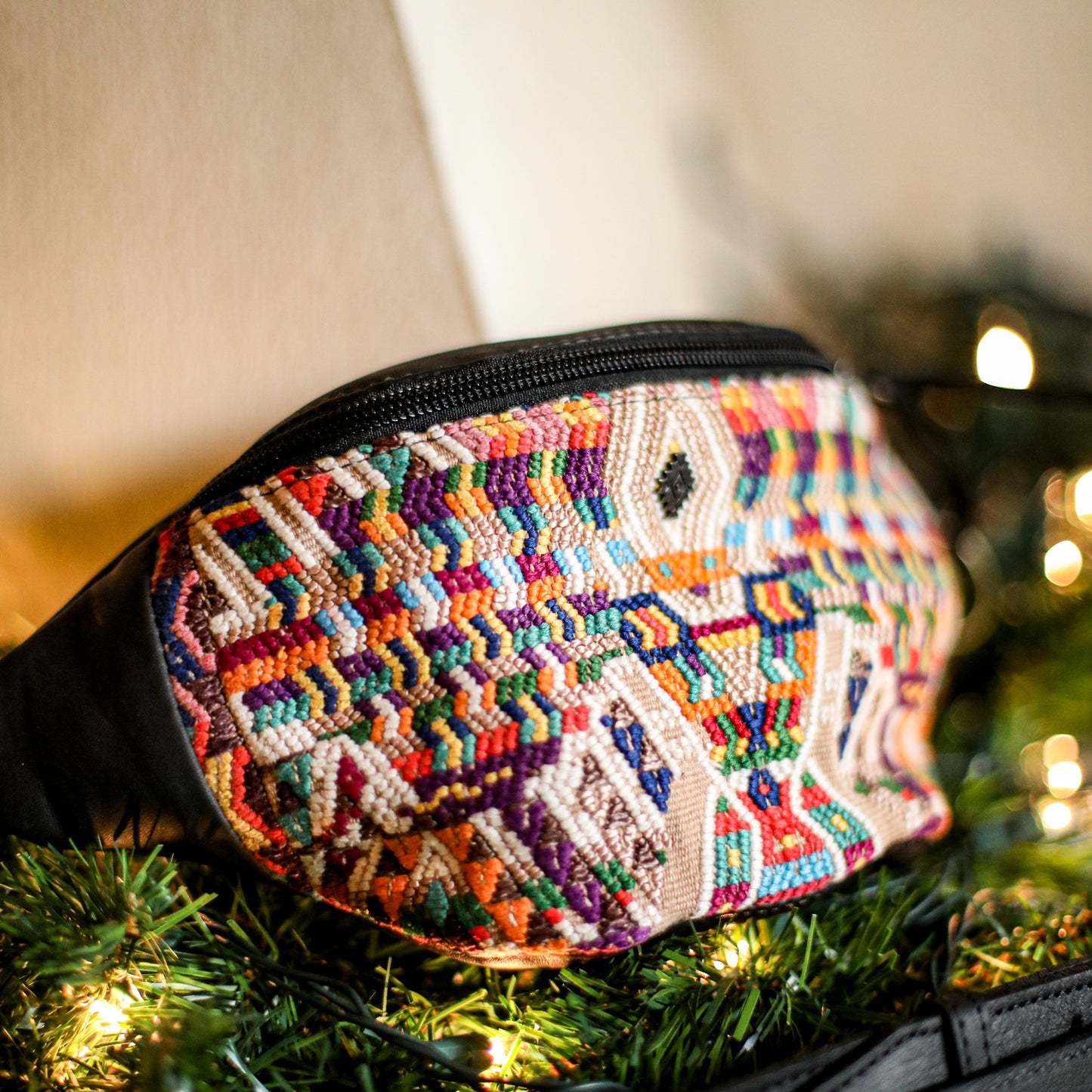 FANCY POUCH - OOAK HUIPIL - BLACK - NO. 18977