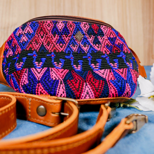 FANCY POUCH - OOAK HUIPIL - CAFE - NO. 16336