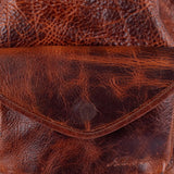 SIGNATURE EDITION DRAWSTRING BUCKET BAG - FULL LEATHER - HONEY