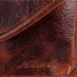 SIGNATURE EDITION DRAWSTRING BUCKET BAG - FULL LEATHER - HONEY