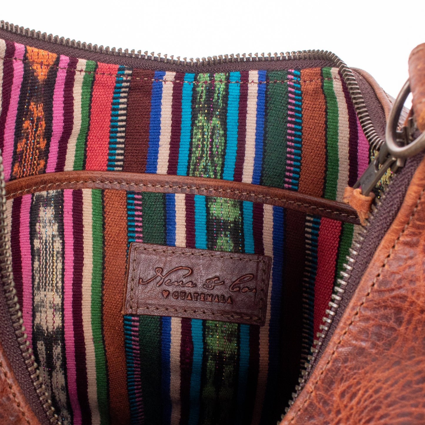 SMALL PENELOPE BAG - FULL LEATHER - HONEY