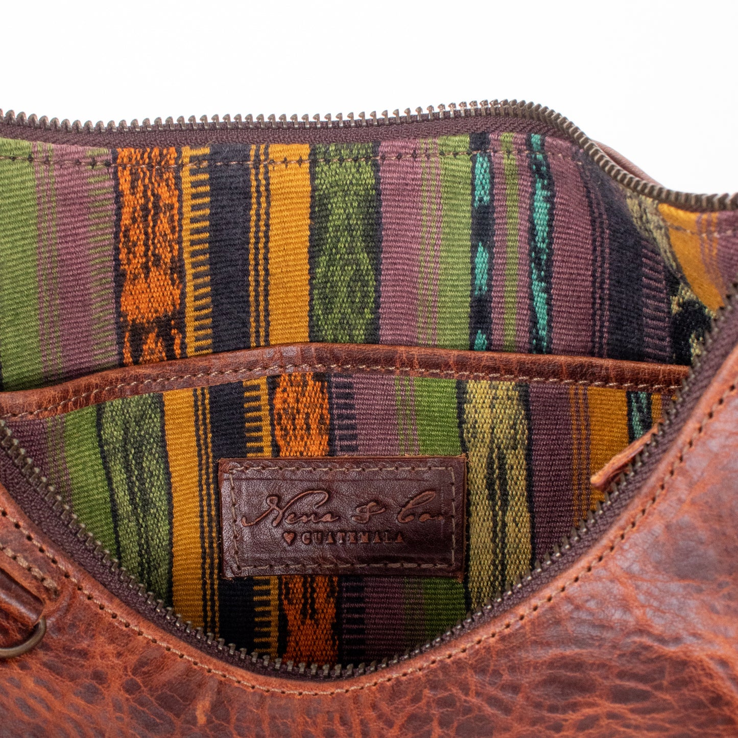 SMALL PENELOPE BAG - FULL LEATHER - HONEY