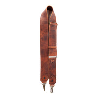 ADJUSTABLE WIDE STRAP - FULL LEATHER - HONEY