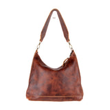 SMALL PENELOPE BAG - H&S EMBROIDERED BIRDS - HONEY - NO. 201234