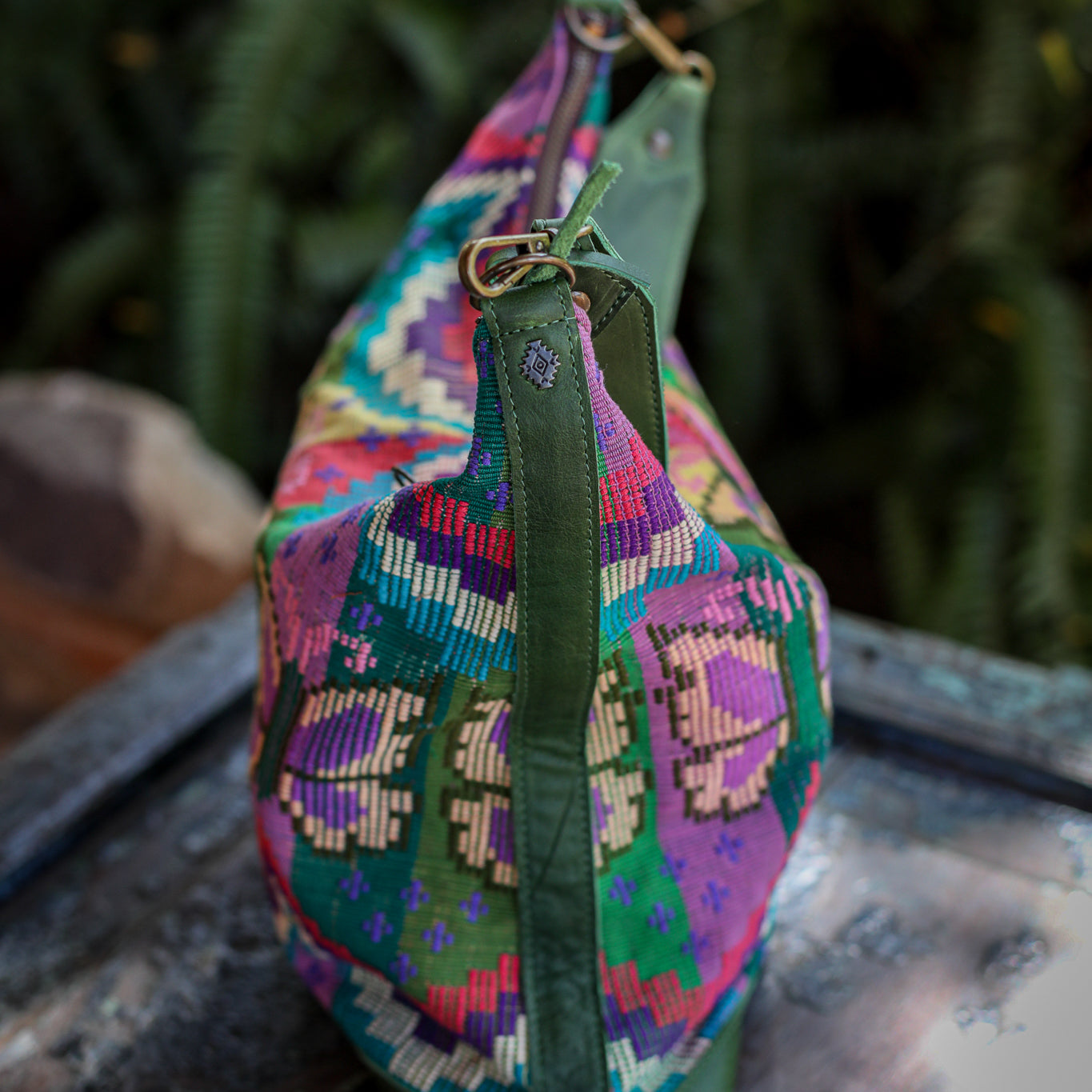 PENELOPE BAG - H&S BUTTERFLY - EMERALD - NO. 200038